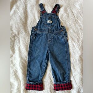 OshKosh B'gosh Overalls with Heart Bib 3T